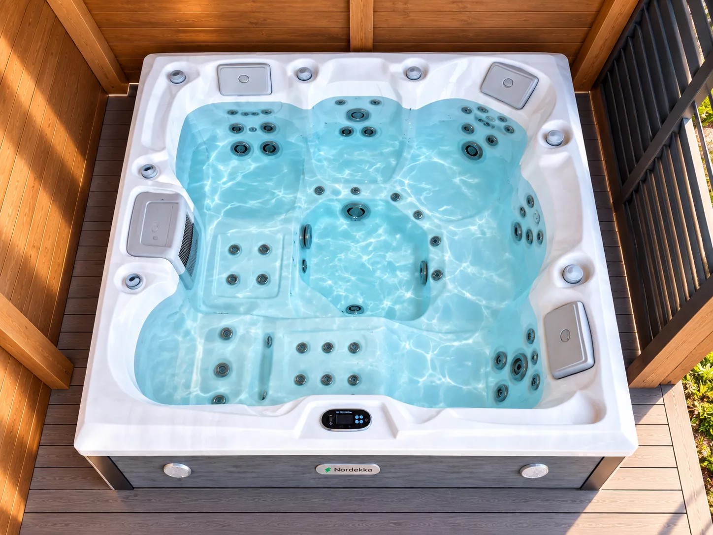 Jacuzzi ogrodowe Nordekka M-3550A 5 osobowe, 38 dysz, 2 leżanki - Image 2