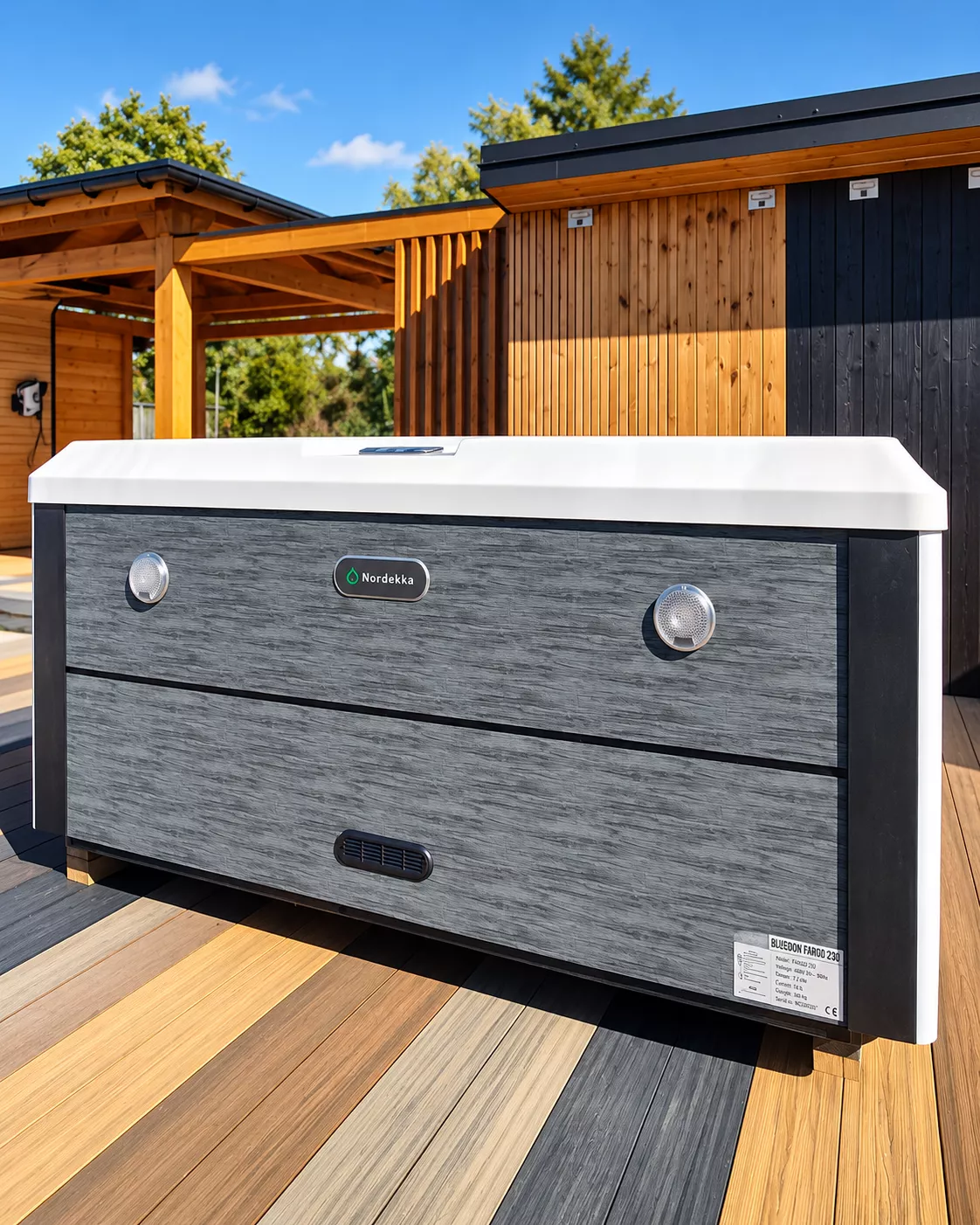 Jacuzzi ogrodowe Nordekka M-3552 6 osobowe, 46 dysz, 1 leżanka - Image 3