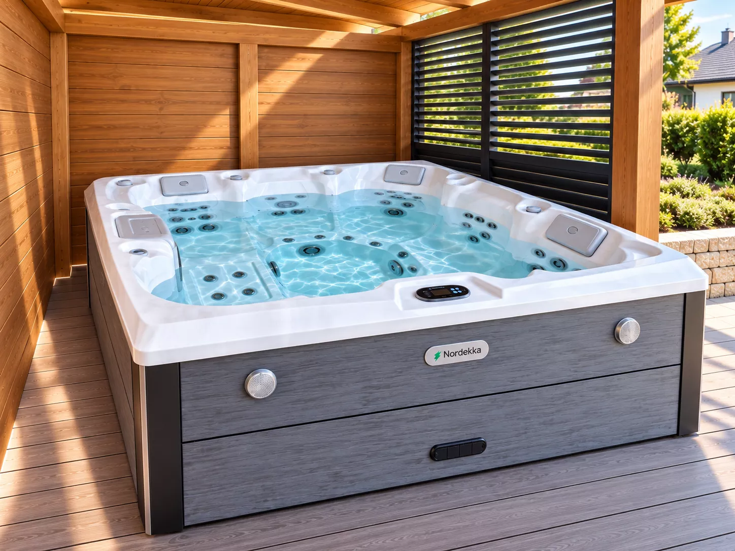 Jacuzzi ogrodowe Nordekka M-3550A 5 osobowe, 38 dysz, 2 leżanki - Image 5